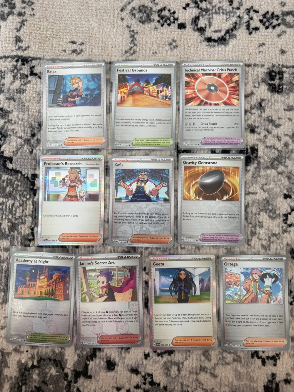 Pokémon Reverse Holo & Holo Trainer Lot 10 Unique Cards | ✨5/$25✨